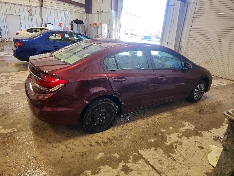 Photo 3 from auction – 2013 HONDA CIVIC LX with VIN 19XFB2F54DE011566