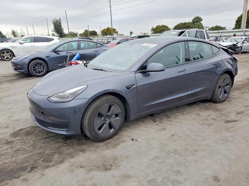 TESLA MODEL 3 2023 with VIN 5YJ3E1EA9PF677128 - Photo from auction