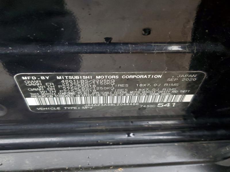 Photo 14 from auction – 2020 MITSUBISHI OUTLANDER with VIN JA4AZ3A38LZ044486