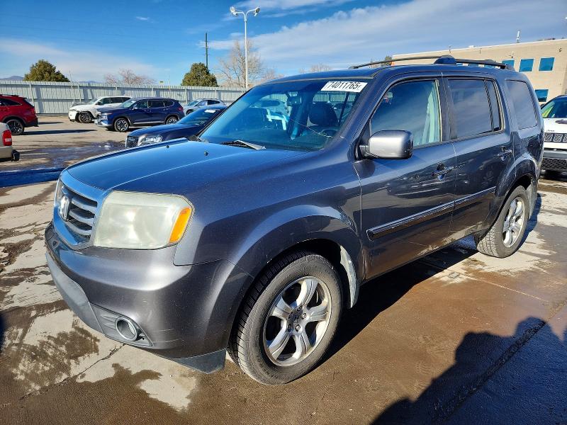 HONDA PILOT EXL 2012 with VIN 5FNYF3H58CB041498 - Photo from auction
