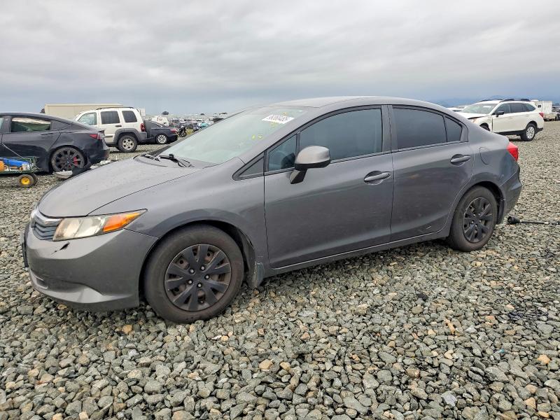 HONDA CIVIC LX 2012 with VIN 19XFB2F51CE317820 - Photo from auction