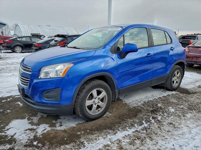 CHEVROLET TRAX 1LS 2015 with VIN KL7CJPSB6FB119652 - Photo from auction