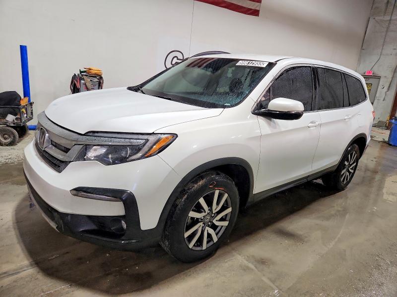 HONDA PILOT EX 2021 with VIN 5FNYF5H30MB038381 - Photo from auction