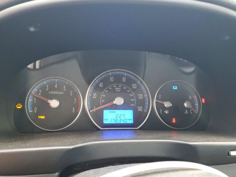 Photo 9 from auction – 2009 HYUNDAI SANTA FE G with VIN 5NMSG73D99H242875