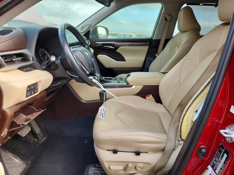 Photo 7 from auction – 2021 TOYOTA HIGHLANDER with VIN 5TDYZRAH5MS054656