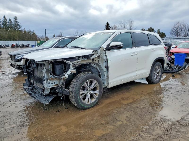 TOYOTA HIGHLANDER 2016 with VIN 5TDBKRFH9GS261980 - Photo from auction