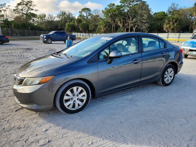 HONDA CIVIC LX 2012 with VIN 2HGFB2F55CH319673 - Photo from auction