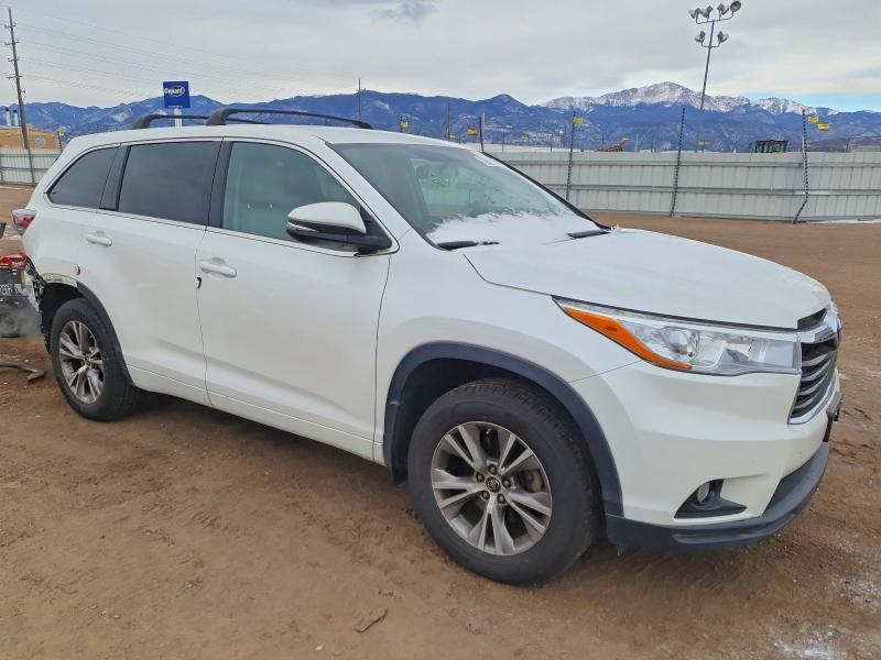 Photo 4 from auction – 2016 TOYOTA HIGHLANDER with VIN 5TDBKRFH8GS335082