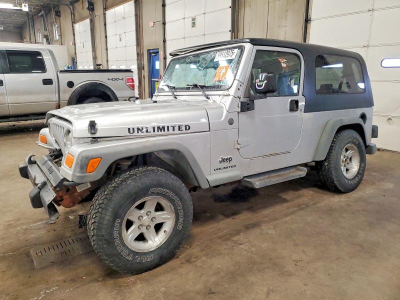 JEEP WRANGLER / 2004 with VIN 1J4FA49S44P803274 - Photo from auction