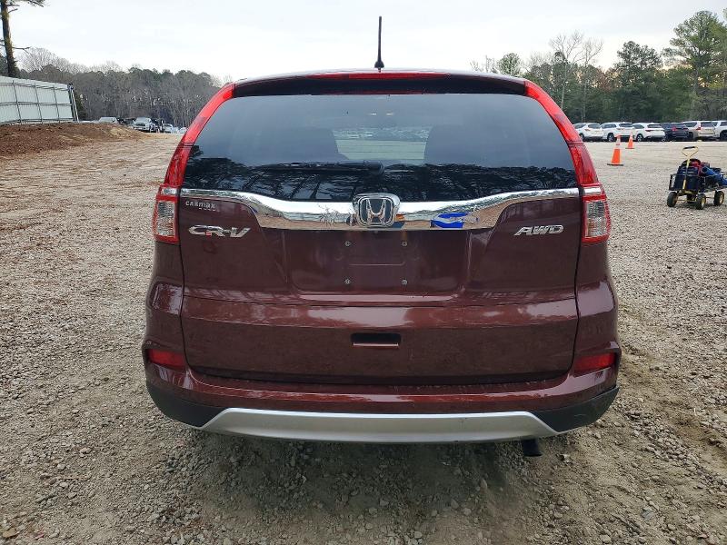 Photo 6 from auction – 2016 HONDA CR-V EX with VIN 2HKRM4H59GH649148