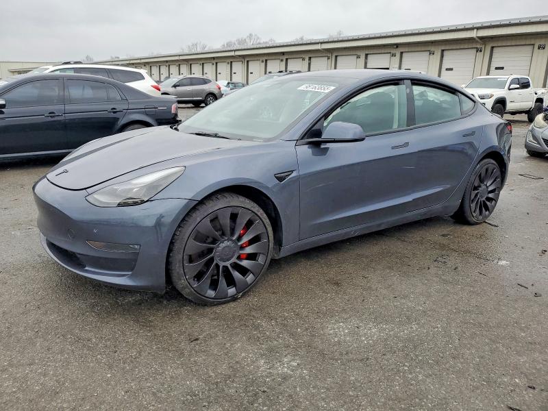TESLA MODEL 3 2023 with VIN 5YJ3E1EC0PF499157 - Photo from auction