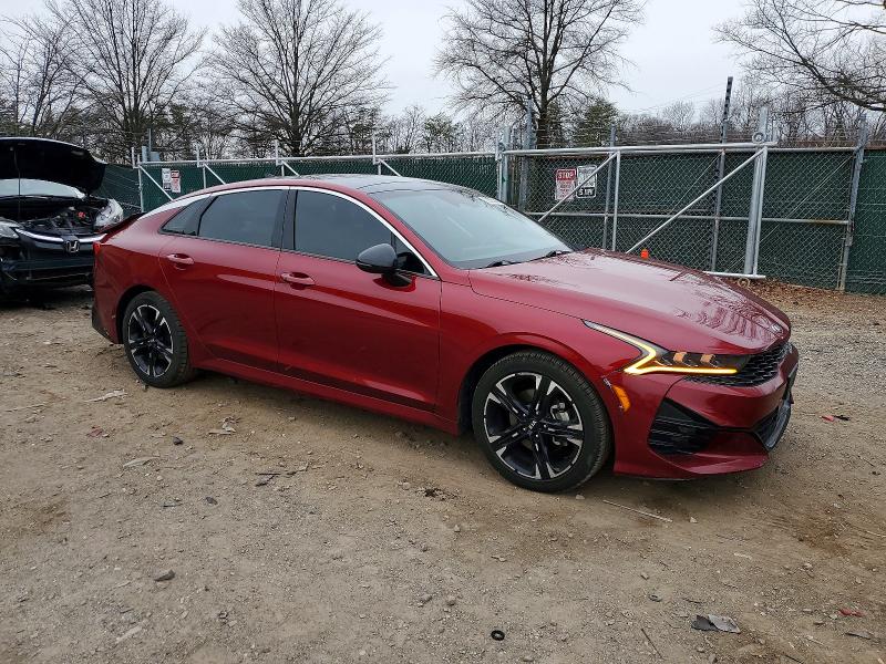 Photo 4 from auction – 2021 KIA K5 with VIN 5XXG64J24MG024035
