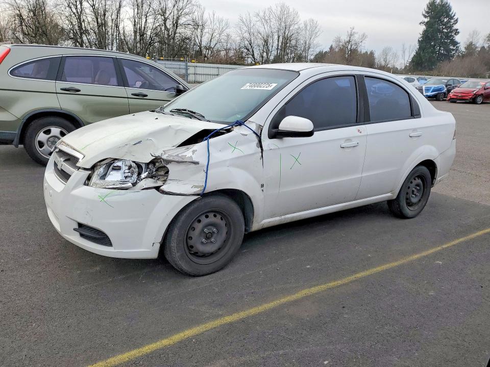 CHEVROLET AVEO LS 2009 with VIN KL1TD56EX9B308545 - Photo from auction