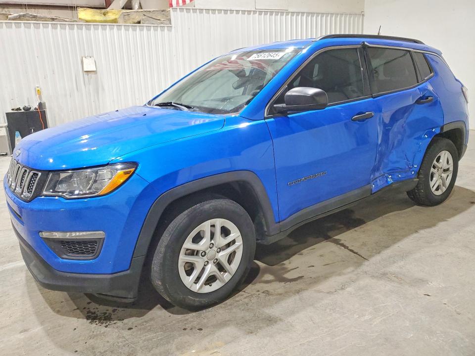 JEEP COMPASS SP 2019 with VIN 3C4NJCAB0KT615593 - Photo from auction