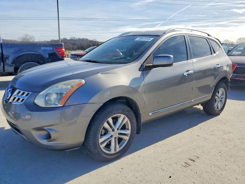 NISSAN ROGUE S 2012 with VIN JN8AS5MTXCW614530 - Photo from auction