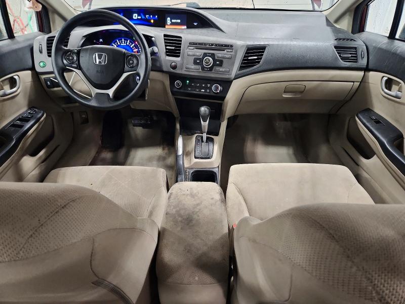 Photo 8 from auction – 2012 HONDA CIVIC LX with VIN 19XFB2F51CE062716