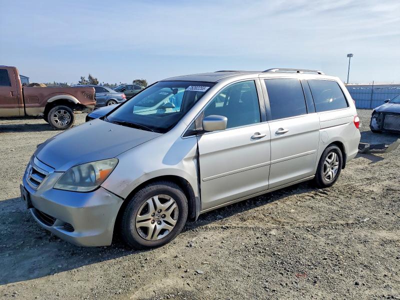 HONDA ODYSSEY EX 2006 with VIN 5FNRL38756B013029 - Photo from auction