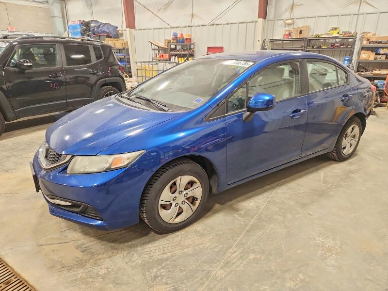 HONDA CIVIC LX 2013 with VIN 2HGFB2F54DH544927 - Photo from auction