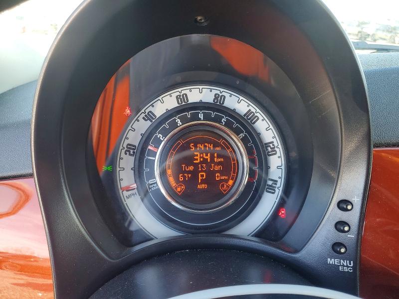 Photo 9 from auction – 2012 FIAT 500 POP with VIN 3C3CFFDR0CT381366