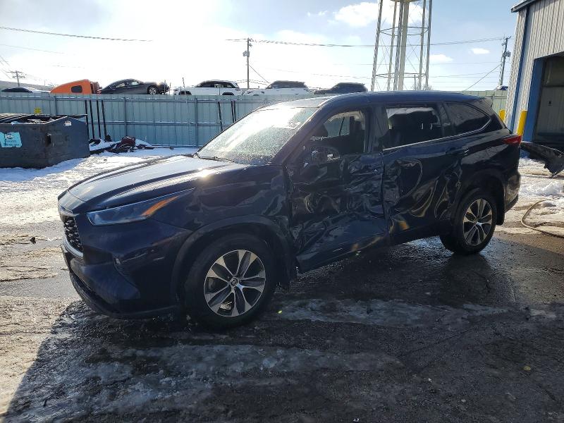 TOYOTA HIGHLANDER 2021 with VIN 5TDGZRBH1MS068788 - Photo from auction