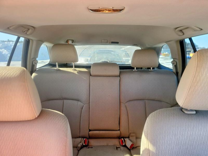 Photo 10 from auction – 2010 SUBARU OUTBACK 2. with VIN 4S4BRBGC4A3311629