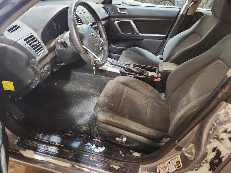 Photo 7 from auction – 2009 SUBARU LEGACY 2.5 with VIN 4S3BL616897213479