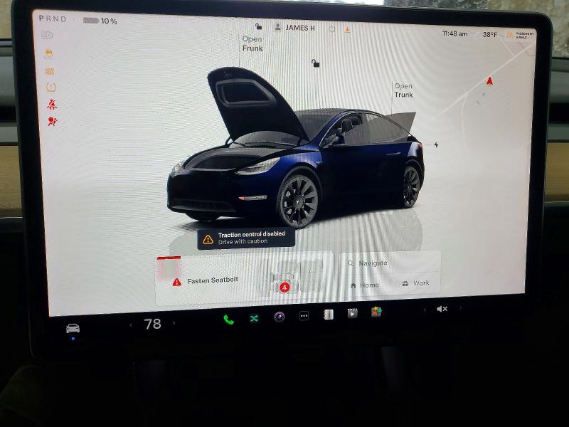 Photo 9 from auction – 2022 TESLA MODEL Y with VIN 7SAYGDEE1NA016470