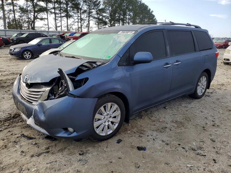 TOYOTA SIENNA XLE 2015 with VIN 5TDDK3DCXFS125563 - Photo from auction