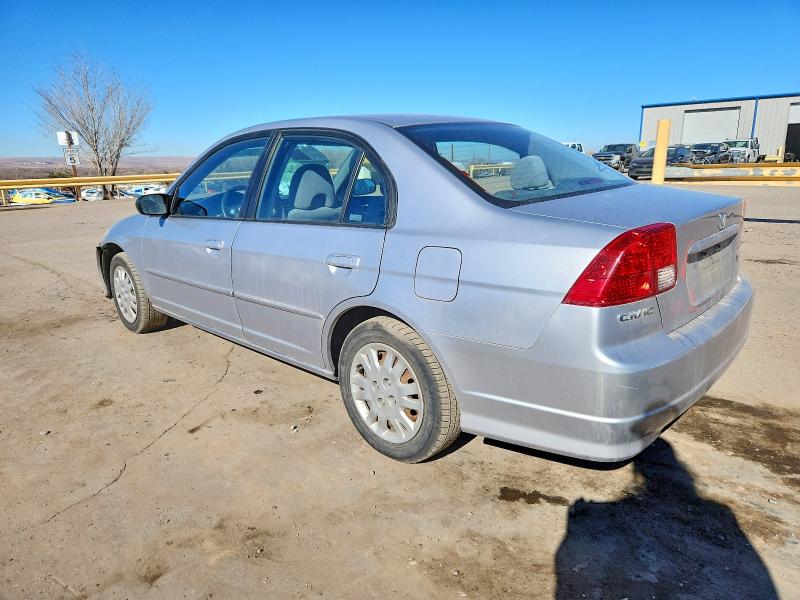 Photo 2 from auction – 2005 HONDA CIVIC LX with VIN 2HGES16635H551688