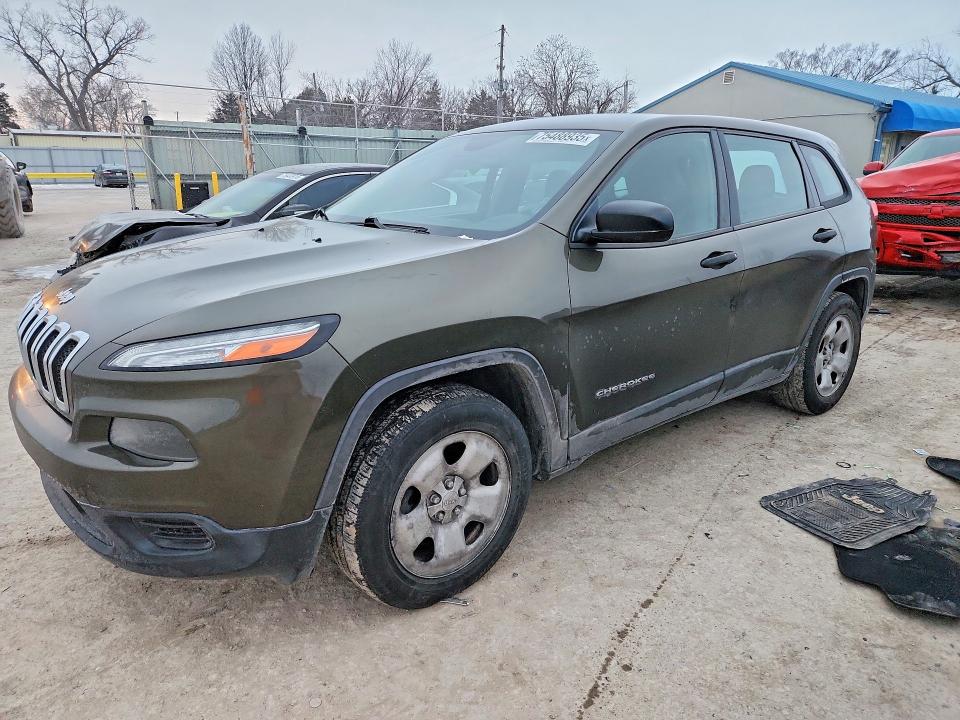 JEEP CHEROKEE 2015 with VIN 1C4PJMAB3FW665693 - Photo from auction