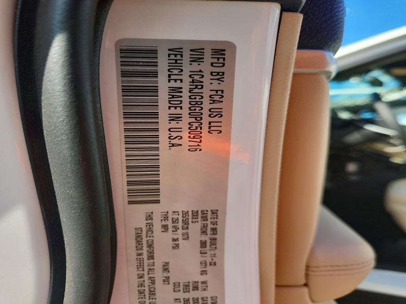 Photo 14 from auction – 2023 JEEP GRAND CHER with VIN 1C4RJGBG0PC509716
