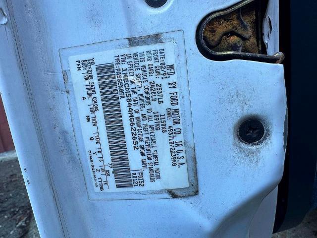 Photo 10 from auction – 1991 MERCURY SABLE with VIN 1MECM5844MG622652