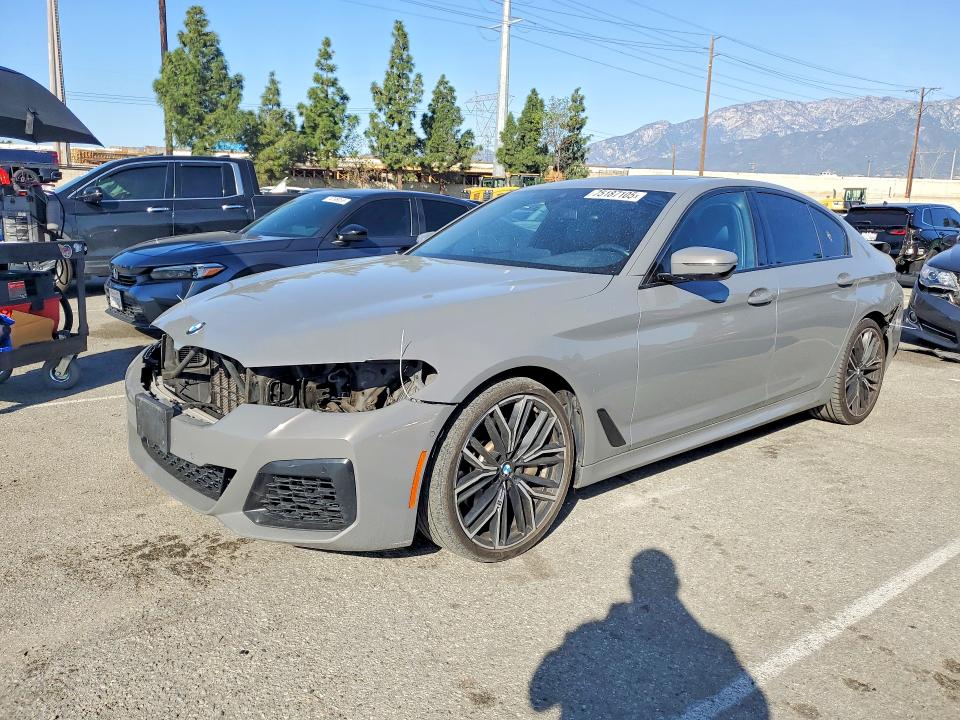 BMW 540 I 2021 with VIN WBA53BJ06MCG11615 - Photo from auction