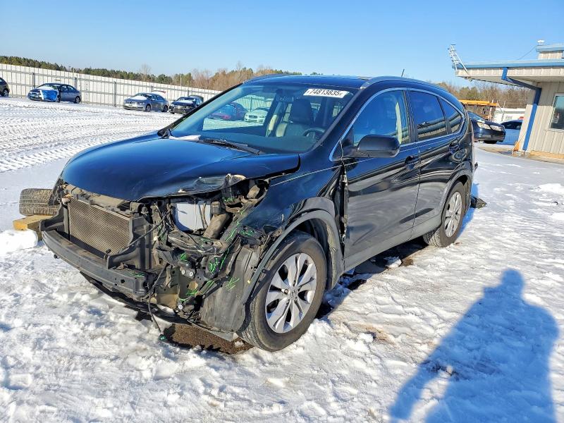 HONDA CR-V EXL 2013 with VIN 2HKRM3H71DH513796 - Photo from auction