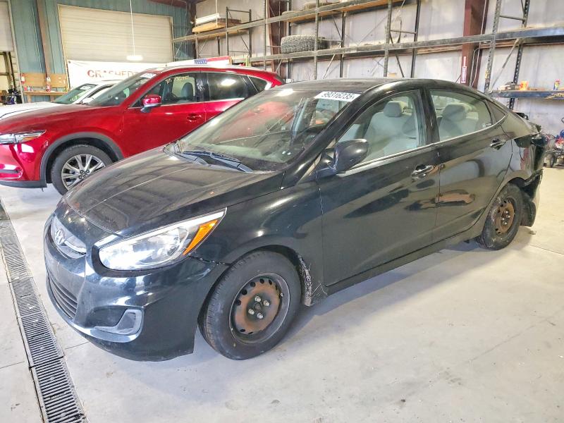 HYUNDAI ACCENT SE 2017 with VIN KMHCT4AE9HU358736 - Photo from auction