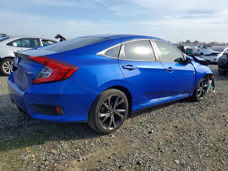 Photo 3 from auction – 2020 HONDA CIVIC with VIN 19XFC2F8XLE205654