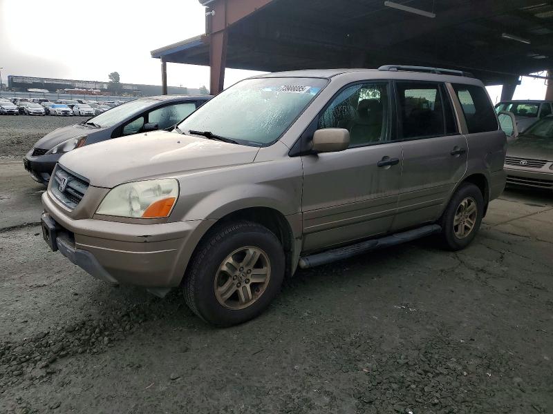 HONDA PILOT EXL 2004 with VIN 2HKYF18544H502221 - Photo from auction