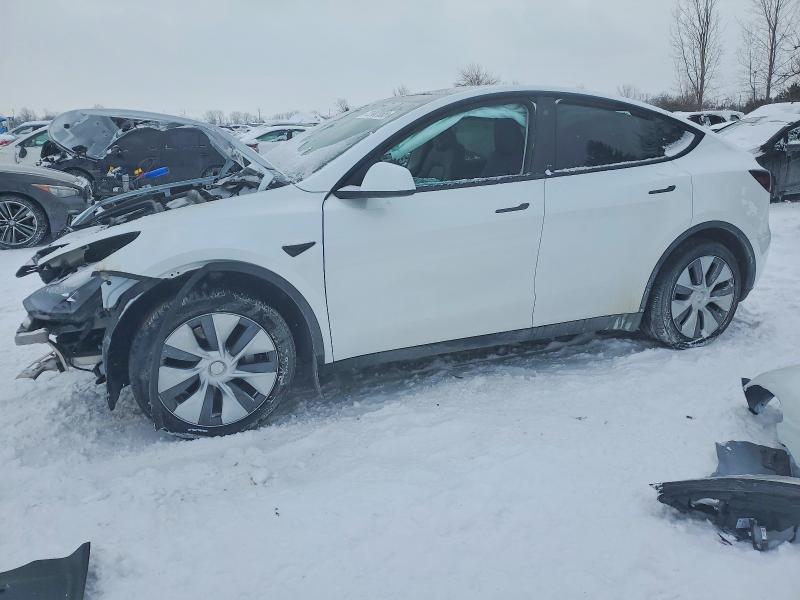 TESLA MODEL Y 2023 with VIN LRWYGDFD9PC966837 - Photo from auction