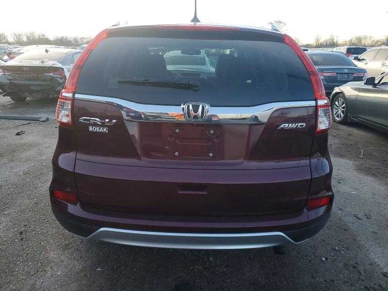 Photo 6 from auction – 2015 HONDA CR-V EXL with VIN 5J6RM4H75FL061852