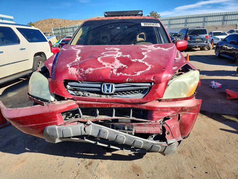 Photo 5 from auction – 2005 HONDA PILOT EXL with VIN 2HKYF18655H520205