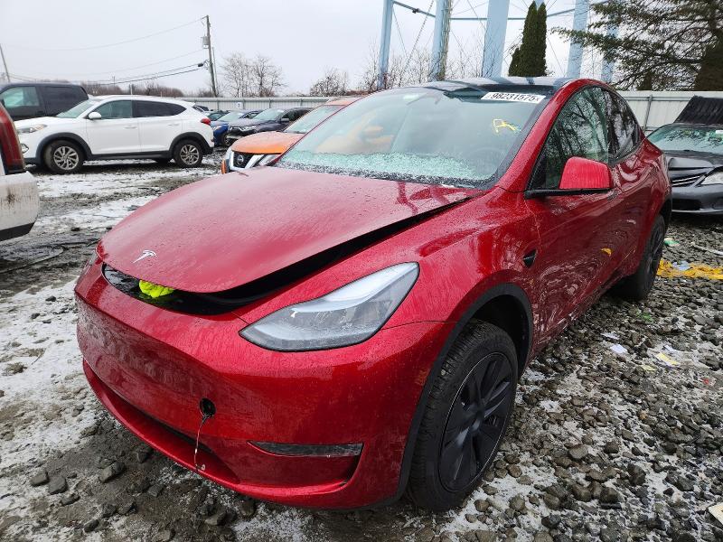 TESLA MODEL Y 2024 with VIN 7SAYGDEEXRA324999 - Photo from auction