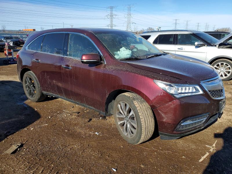Photo 4 from auction – 2016 ACURA MDX TECHNO with VIN 5FRYD4H49GB034812