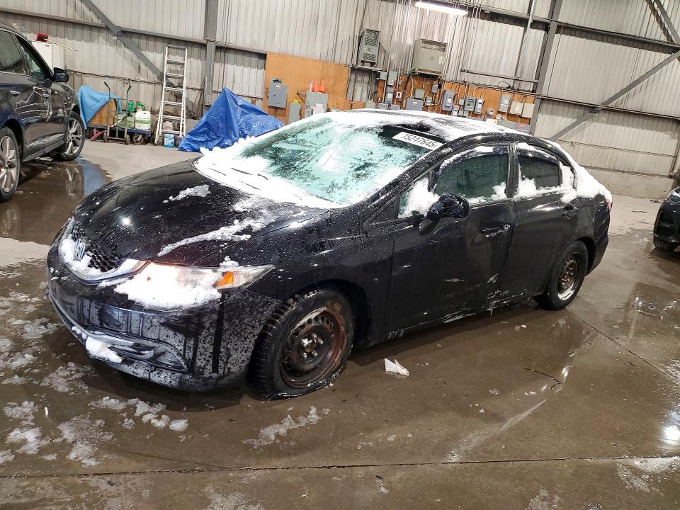HONDA CIVIC LX 2013 with VIN 2HGFB2F4XDH024304 - Photo from auction