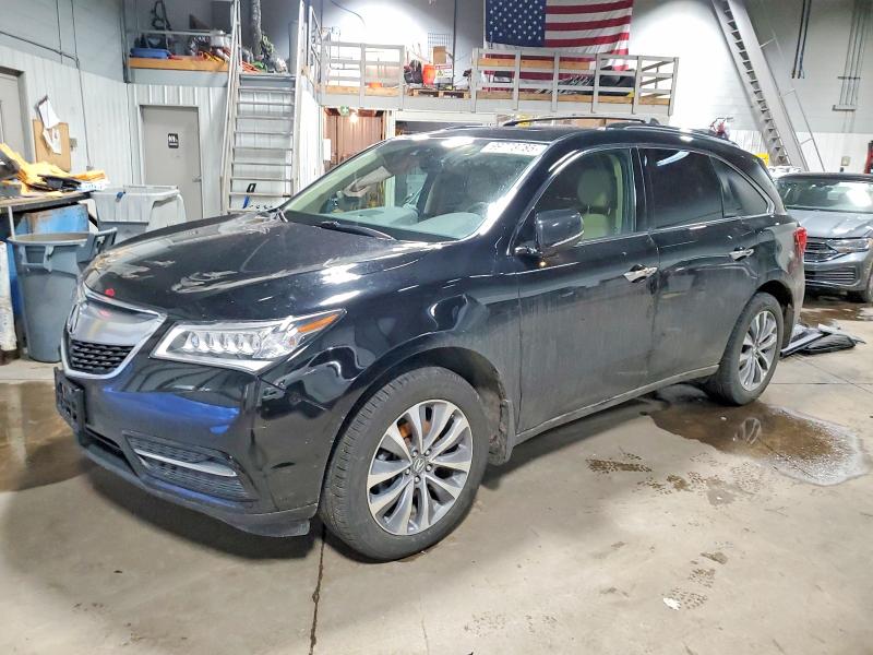 Фото 1 с аукциона – 2015 ACURA MDX TECHNO с VIN 5FRYD4H47FB022799