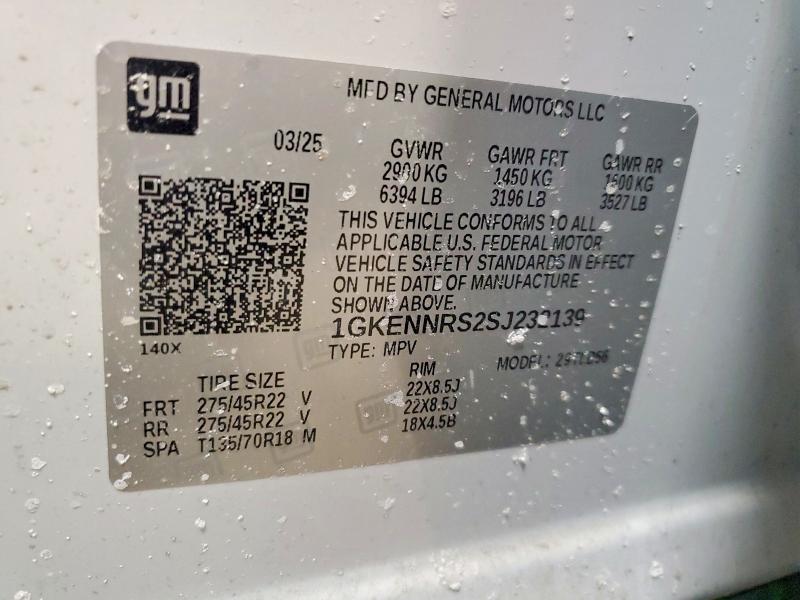Photo 14 from auction – 2025 GMC ACADIA with VIN 1GKENNRS2SJ232139