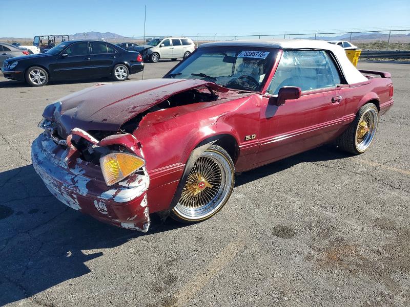 FORD MUSTANG LX 1993 with VIN 1FACP44E1PF205376 - Photo from auction