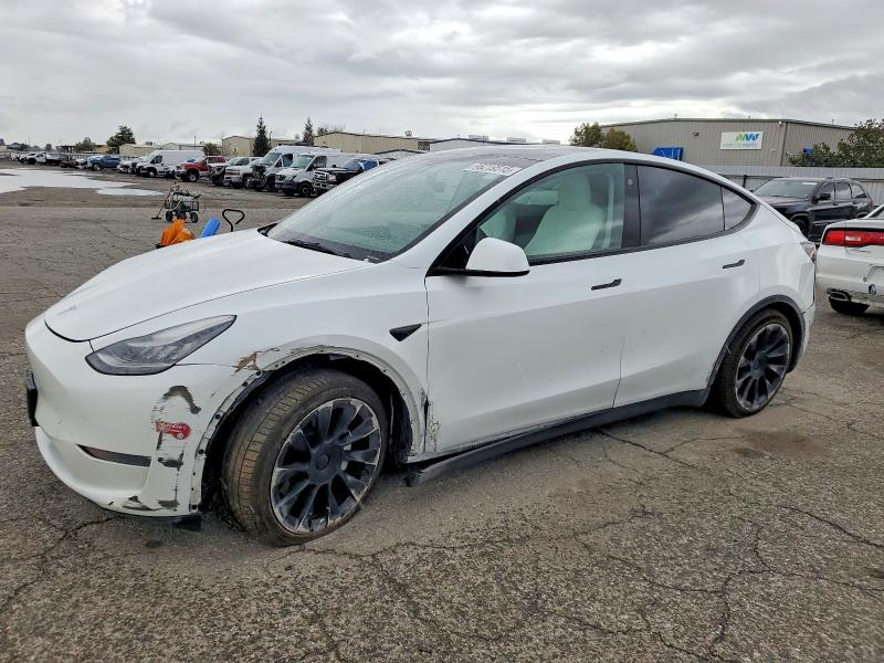 TESLA MODEL Y 2021 مع رقم تعريف المركبة 5YJYGDEE9MF161996 - صورة من المزاد
