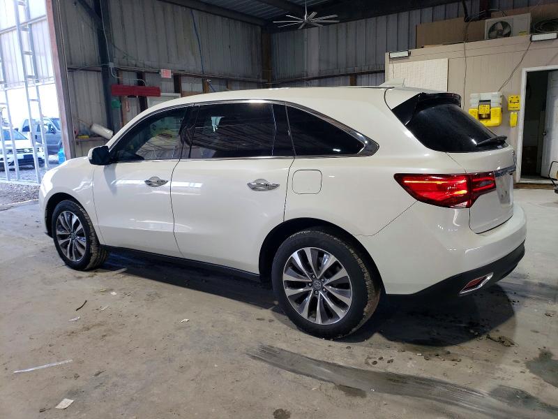 Photo 2 from auction – 2016 ACURA MDX TECHNO with VIN 5FRYD4H42GB045229