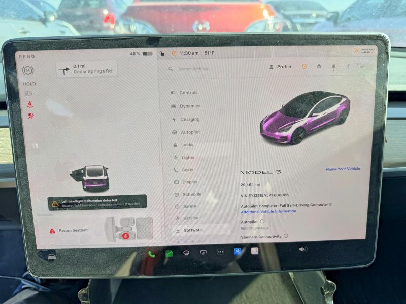 Photo 9 from auction – 2023 TESLA MODEL 3 with VIN 5YJ3E1EA5PF606086