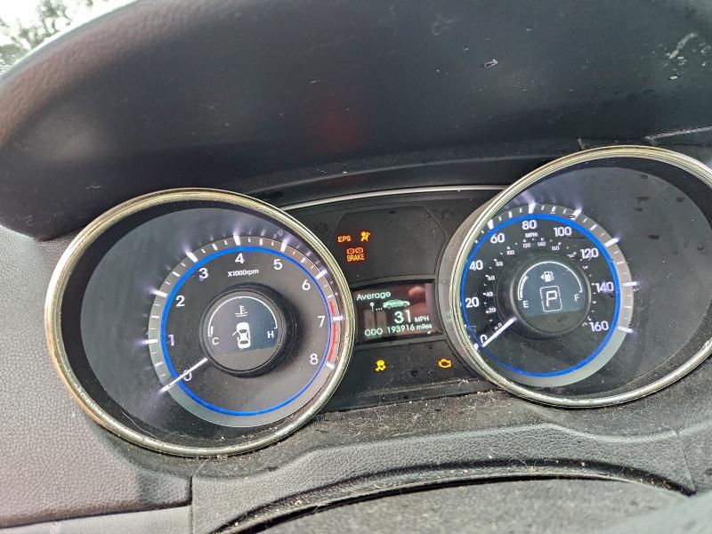 Photo 9 from auction – 2012 HYUNDAI SONATA GLS with VIN 5NPEB4AC2CH332318